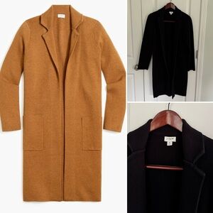 J. Crew Long Sweater Jacket